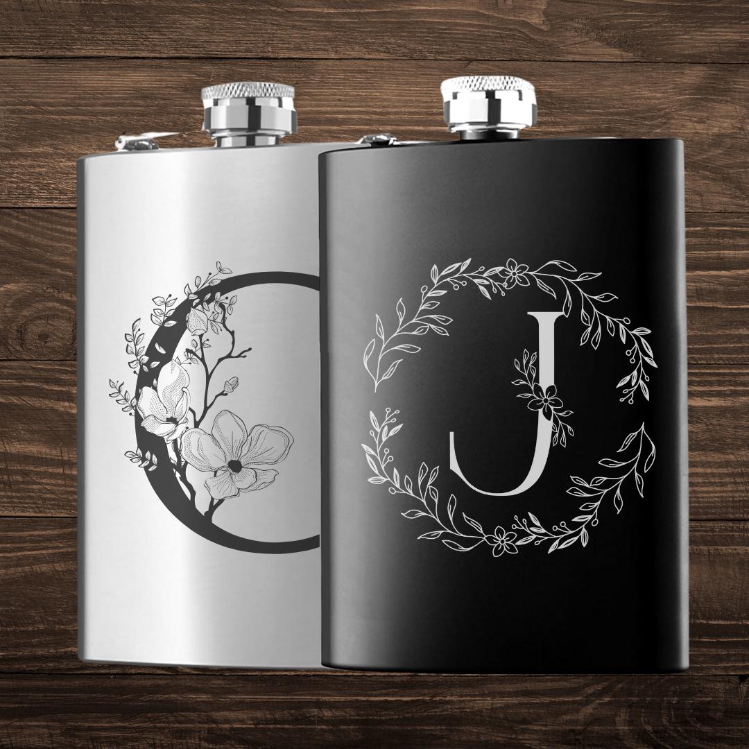 Custom Engraved Flask – 8oz Stainless Steel