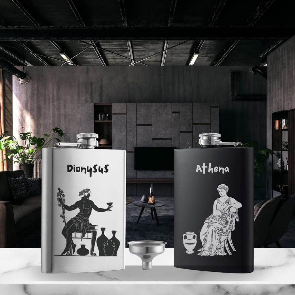 Custom Engraved Flask – 8oz Stainless Steel